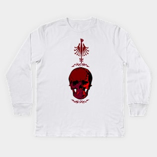 skull boss Kids Long Sleeve T-Shirt